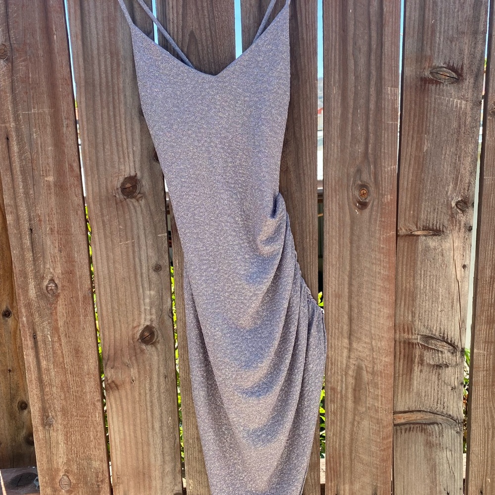 Silver womens dress